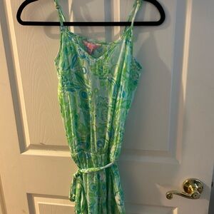 Lilly Pulitzer Green and Blue Jumpsuit